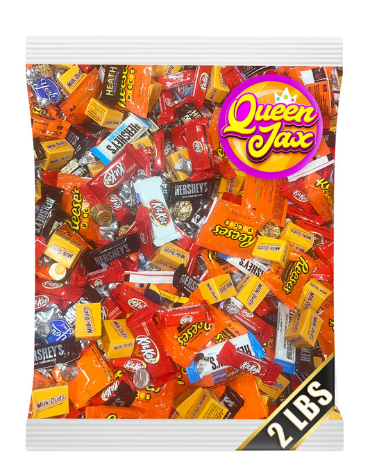 Assorted Chocolate Candy Variety Pack - 2 Lb Bulk Candy Chocolate Mix - Chocolate Candy Bulk - Hershey Chocolate - Bulk Individually Wrapped Chocolate